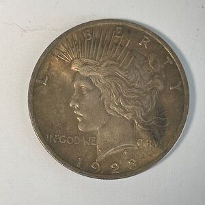 1923 Peace Silver Dollar – 90% Silver – Circulated – See Photos